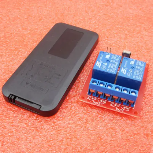 Controll Switch Relay Module Board Two Channel 2CH 12V IR Infrared Remote