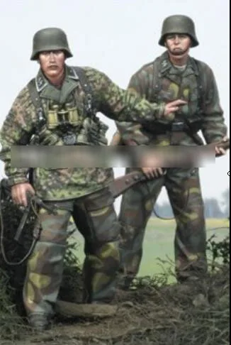 

1/35 Resin Kits Normandy German Combat Team Soldier 2pcs/set
