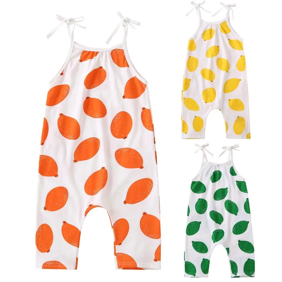 

Kid Girl Clothes Jumpsuit bodysuits Summer Sleeveless Cute Outfits Clothing