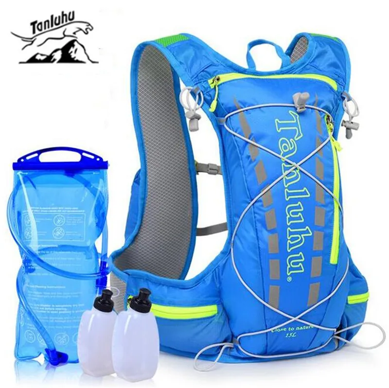 

TANLUHU 15L Backpack Running Men Women Lightweight Running Marathon Fitness Hydration Vest Pack Outdoor Sport Hiking