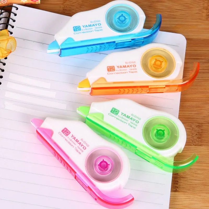 

Coloffice 1PC Candy Color Correcting Tapes For Student 12m School Office Supplies Correttore Nastro Stationery Erasers Corrector