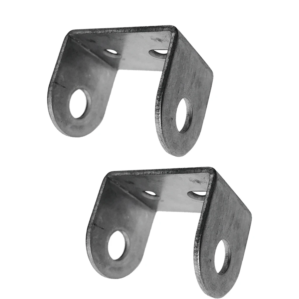 2 Pieces Durable Stainless Steel Kayak Canoe Inflatable Boat Fishing Raft Rudder Mount Bracket Spare Parts Gear Kit