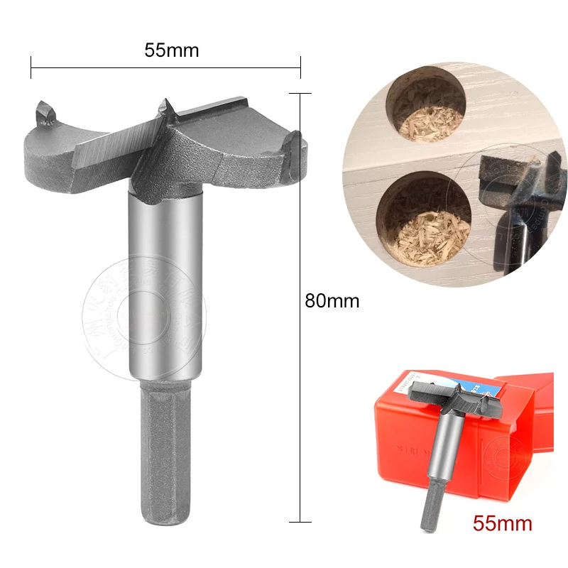 1 шт. 55 мм сверло форстнера для дерева сверло центрирующее отверстие пилы Деревообрабатывающие инструменты твердосплавные роторные ручные инструменты
