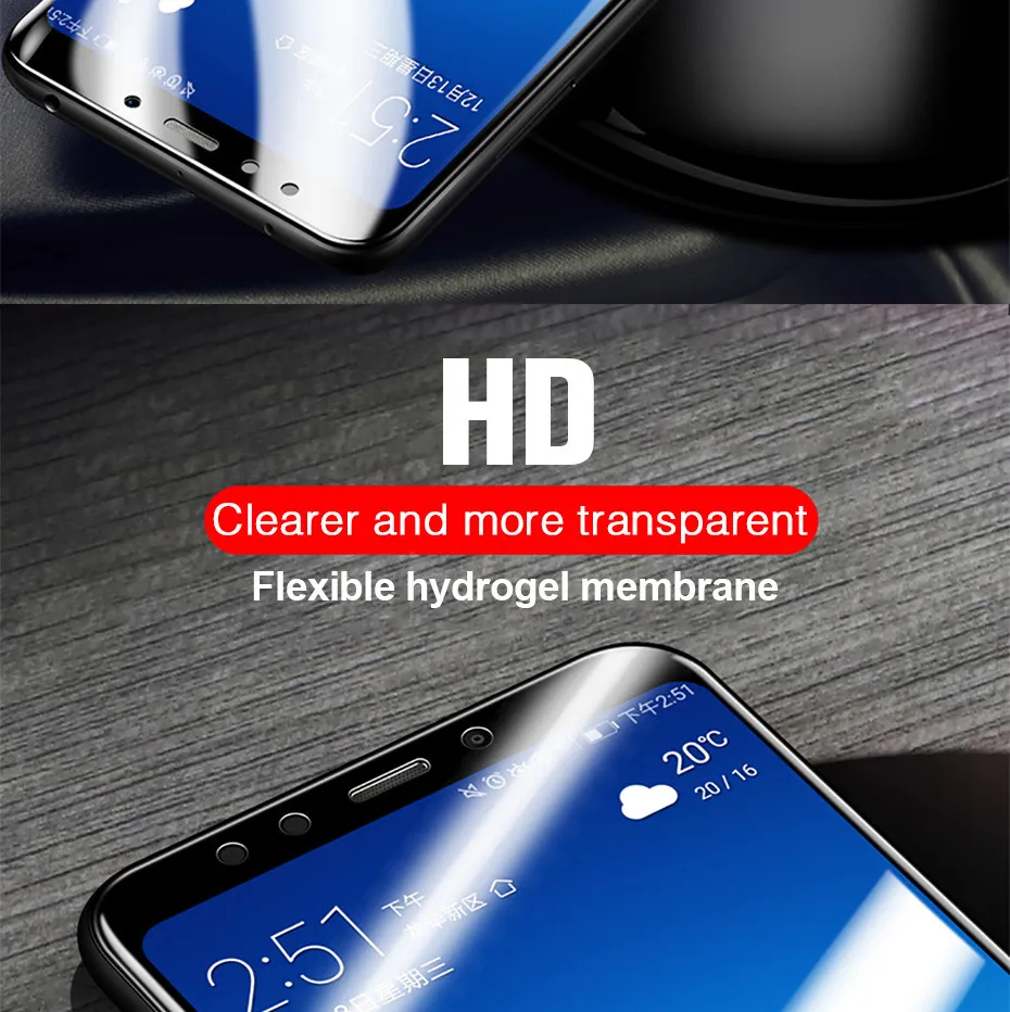ZNP Гидрогелевая Защитная пленка для Xiaomi Redmi 5 Plus 6 Pro 6A 4X, мягкая защитная пленка на весь экран для Redmi Note 5 6 7 Pro