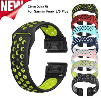 

Watchband Strap Bracelet for Garmin Fenix 5/6/5Plus/Instinct Watch Band 22mm Silicone Quick Fit Wristband for Forerunner 935 945