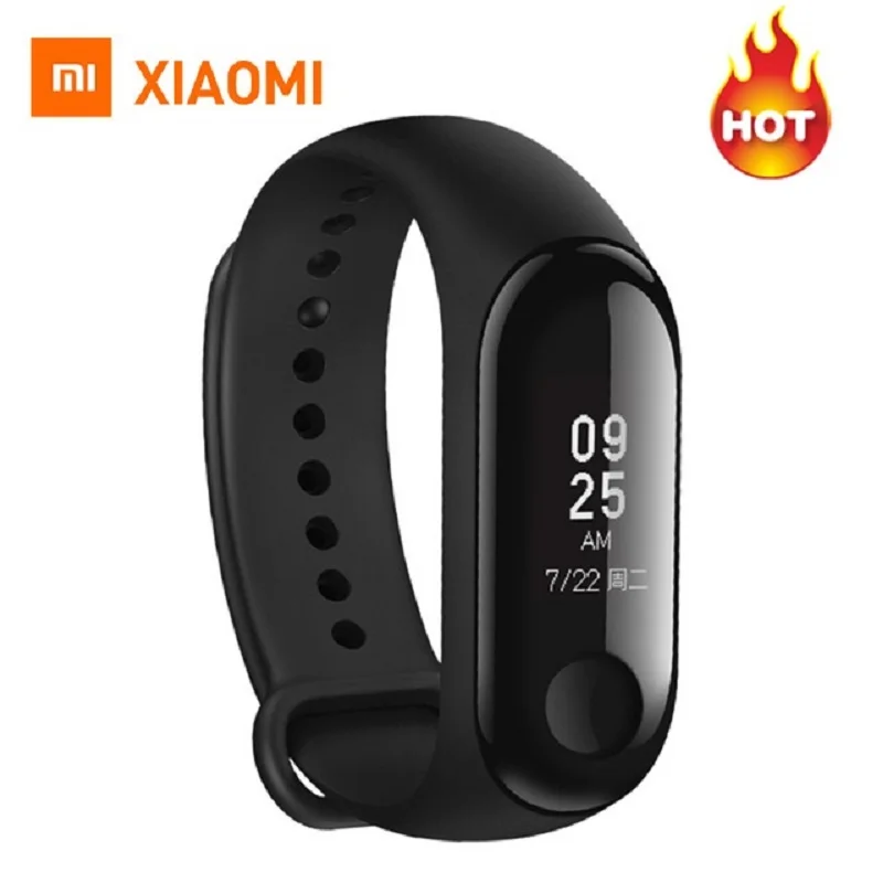 

Original Xiaomi Mi Band 3 Smart Wristband Fitness Bracelet MiBand Band 3 Big Touch Screen OLED Message Heart Rate Time Smartband