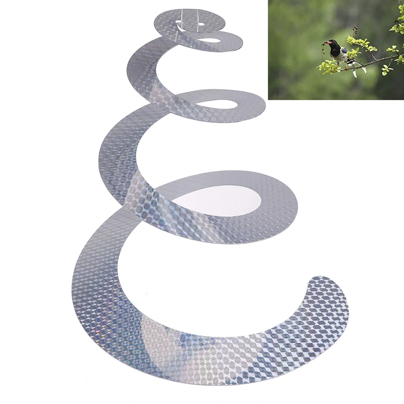 

1 Pc Bird Scare Tape Reflective Pigeons Ribbon Repellent Tape Deterrent Tapes Discs Control Bird Scarer PVC Pest Control