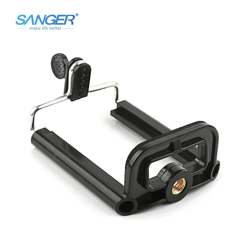 sanger black phone holder for tripod connection mobile phone tripod monopod holder adaptor clip sanger black phone holder for tripod connection mobile phone tripod monopod holder adaptor clip