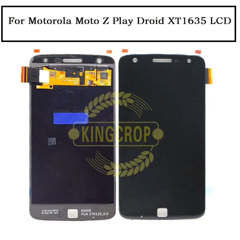 

For Motorola Moto ZPlay Droid XT1635-01 XT1635-02 LCD Display Touch Screen Digitizer Full Assembly for Moto Z Play lcd display