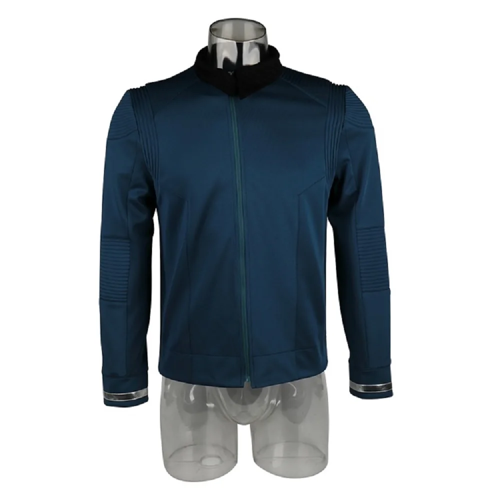 Star Trek Discovery Season 2 Starfleet Captain Kirk Uniform A Set of Shirt Pants Badge Costumes Men Top Adult Cosplay Costume (3)