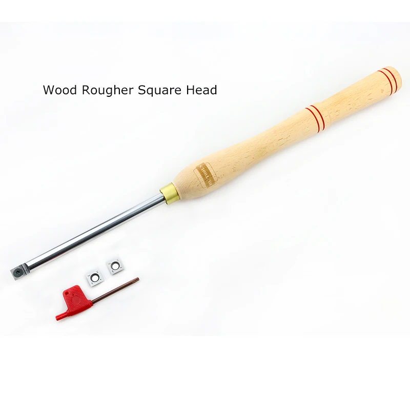 Wood Turning Lathe Tool for Wood Roughing Finishing and Detailing Matched with 2 pcs Carbide Inserts Wood Turning Lathe Tool for Wood Roughing Finishing and Detailing Matched with 2 pcs Carbide Inserts