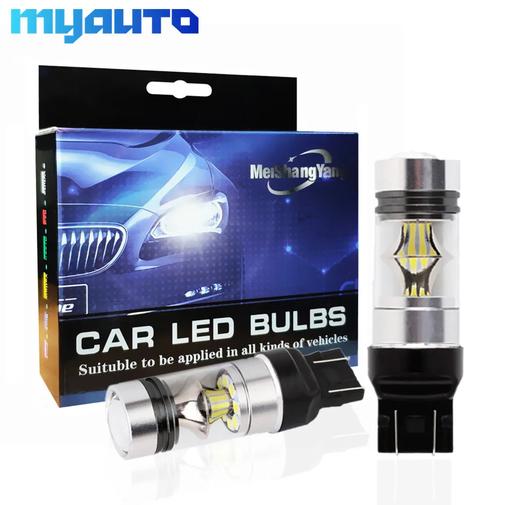 Светодиодный фонарь высокой мощности T20 7443 2 шт. 3030 20SMD W21/5 Вт светодиодный для
