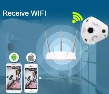 Wifi IP Wide Angle VR Camera Wireless 3MP HD Smart 360 Degree Fishey Panoramic Network CCTV