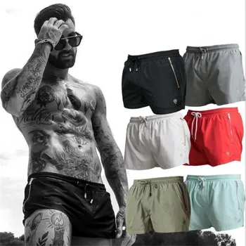 

2019 New Men Gyms Fitness Bodybuilding Shorts Mens Summer Casual Cool Short Pants Male Jogger Workout Beach Breechcloth Bottoms