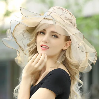 

Hat Women Spring Summer New Outdoor Sun Protection Hats Elegant Korean Travel Sunscreen Cap Anti-UV Casual Elegant Caps H6696