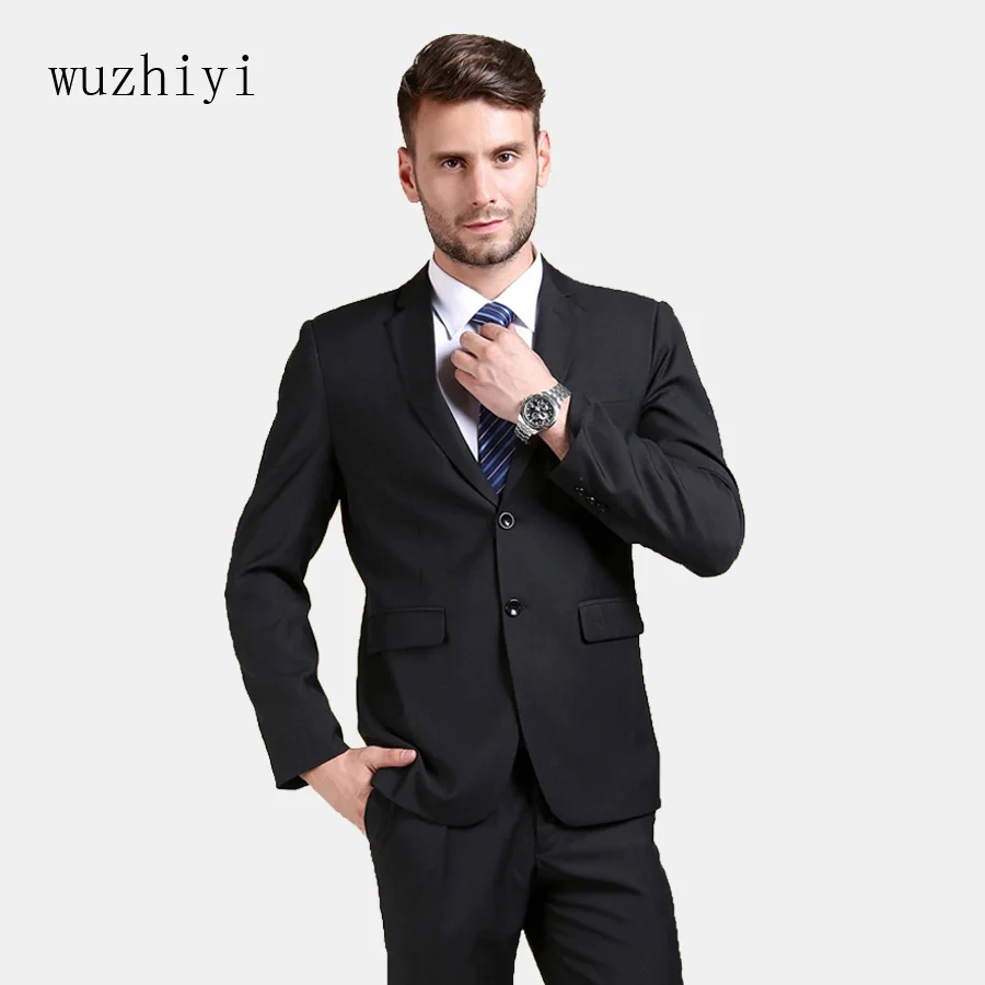 wuzhiyi costume homme men suit terno masculino Custom made mens wedding