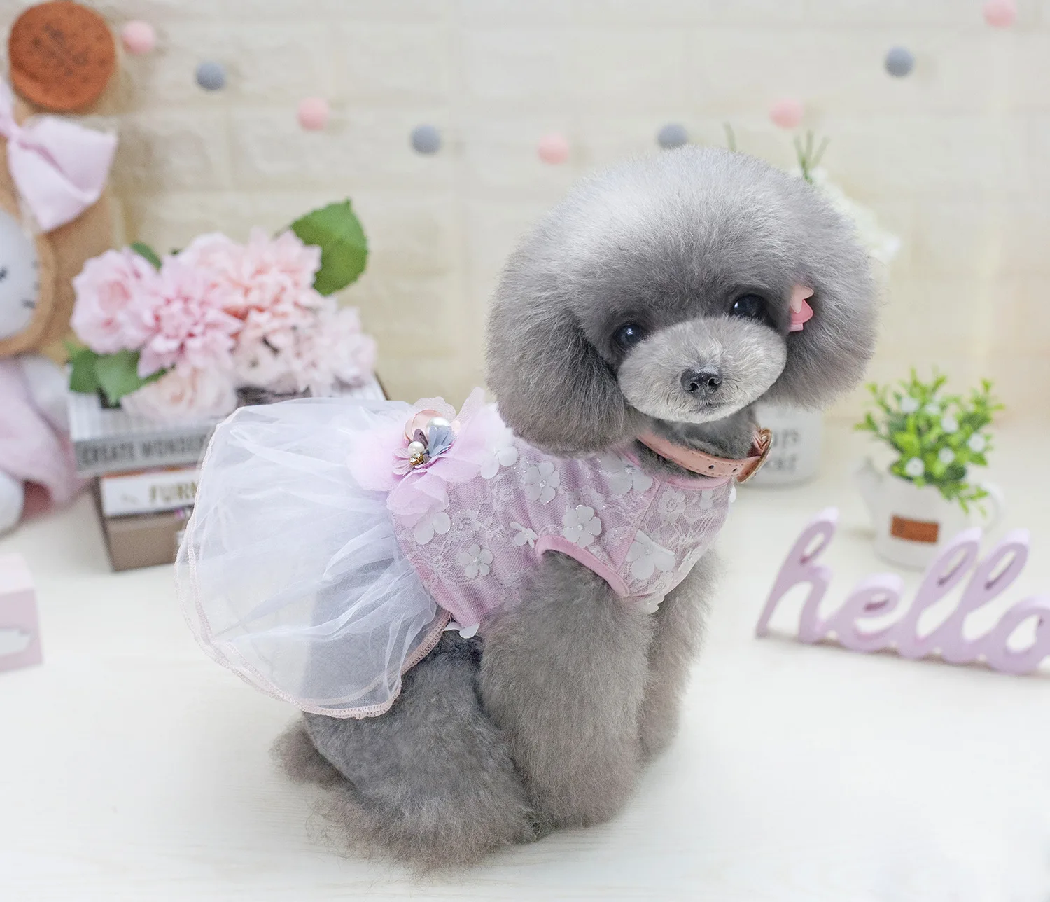 Popular dog clothes for small dog summer dress