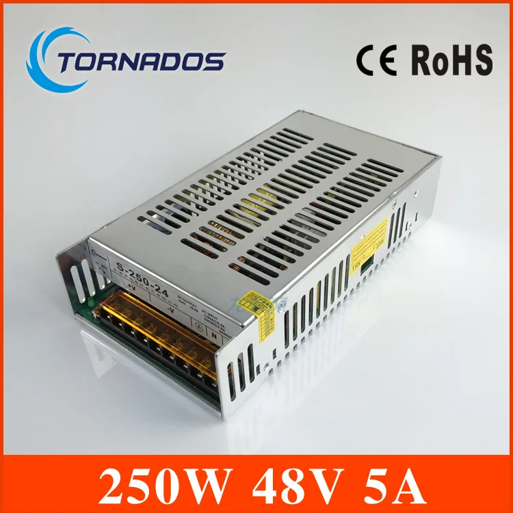 S 250 48 5A 48V 240W импульсный источник питания Светодиодный прямые продажи с завода