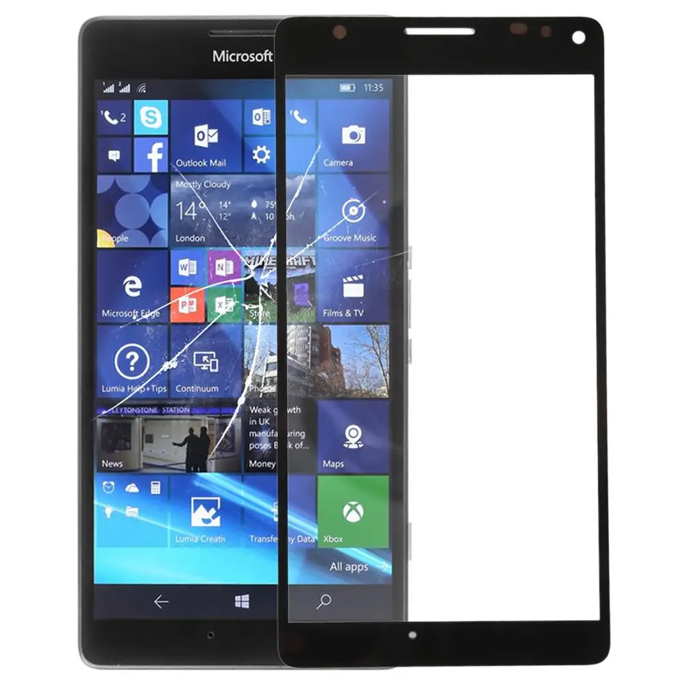 

Front Outer Screen Glass Lens Replacement Touch Screen LCD Cover For Microsoft Lumia 950 XL
