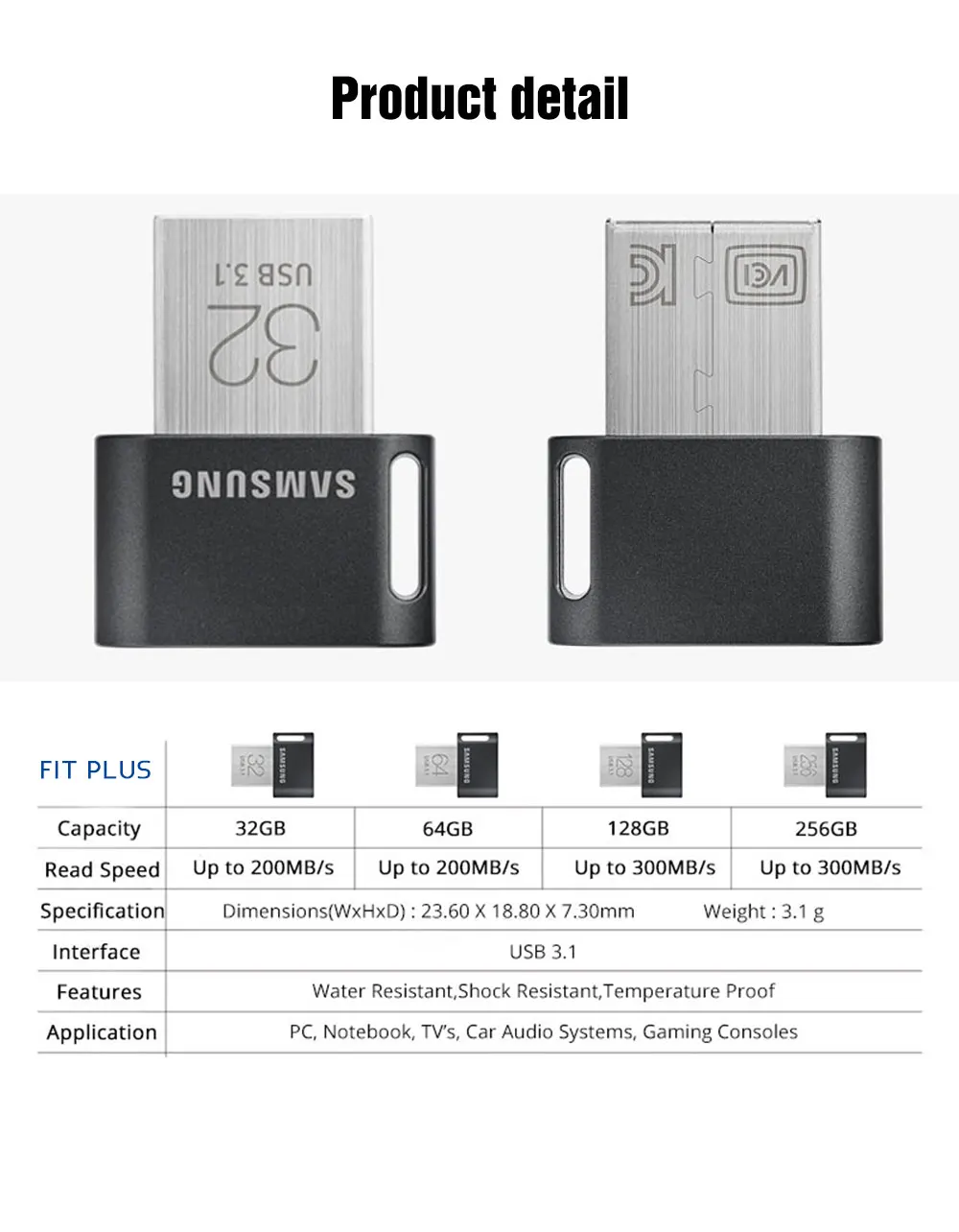 USB 3,0 SAMSUNG USB флешка 16 ГБ флешки 128 Гб flash USB 32 ГБ 64 ГБ Металл Мини флеш-память ручки, пригодный для автомобиля U диска