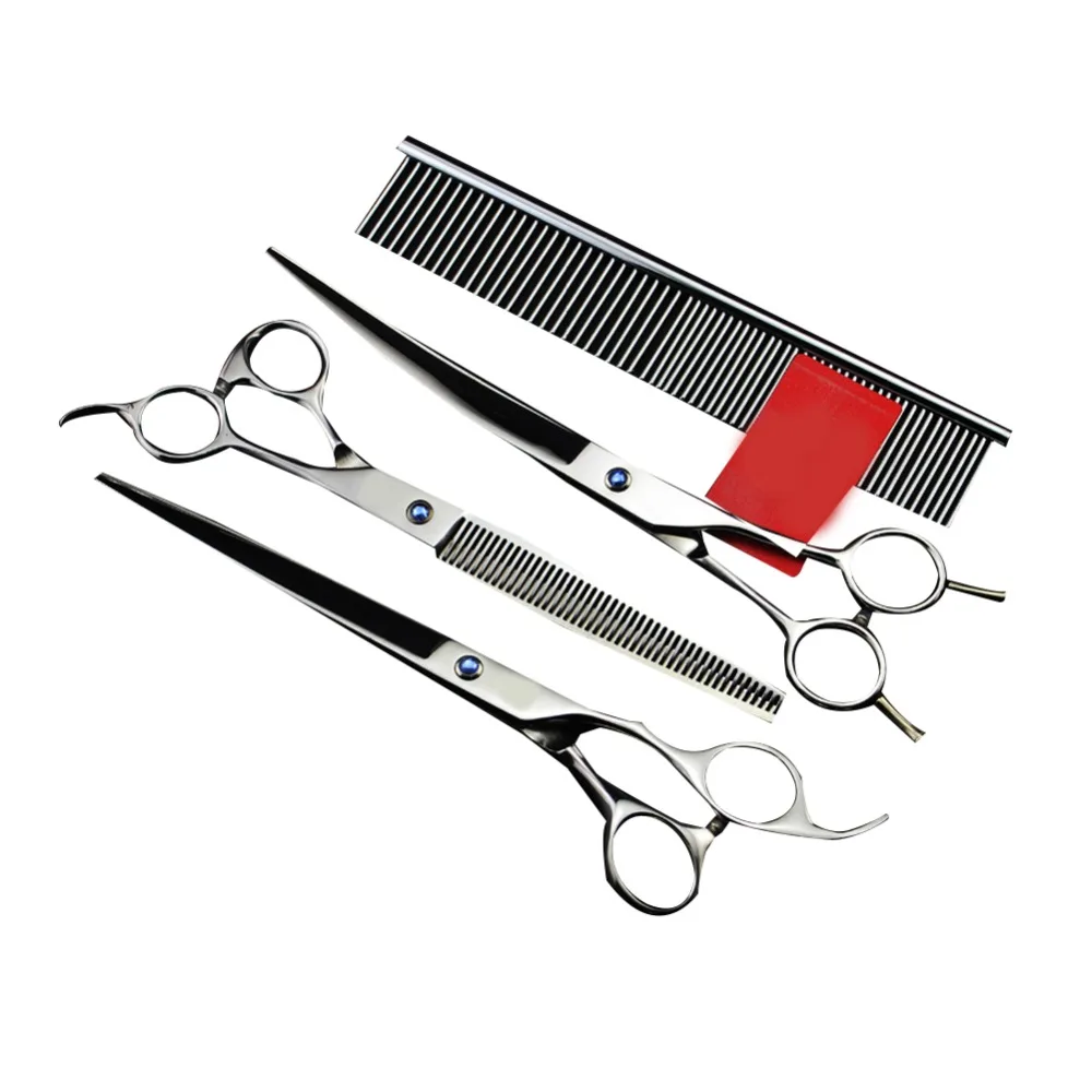Professional Pet Scissors With Case Bag Dog Cat Tesoura Pet Grooming