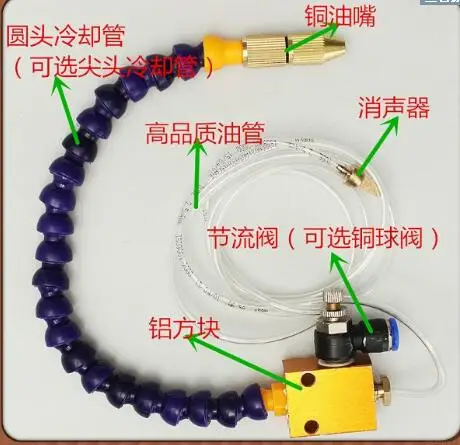 

Machine sprayer, spray lubricator, cooling tube sprayer, metal cutting fluid engraving machine, cooling spray