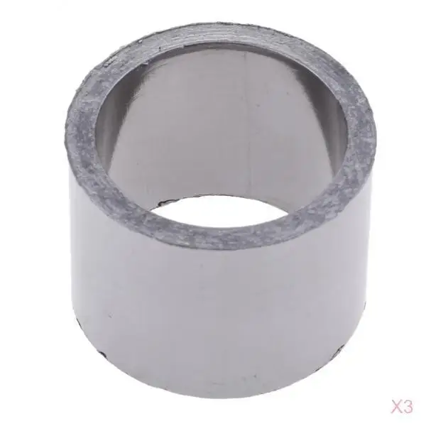 3x Motorcycle Exhaust Crush Gasket Joining Muffler and Downpipes OD48mm ID38mm Auto Replacement Parts