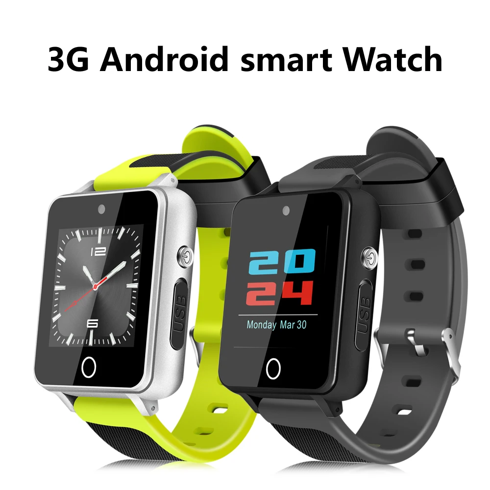 

New Color Screen S9 Smart Watch 1.54 Inch 3G Android 5.1 MTK6580 Dual Core Bluetooth SmartWatch with 2.0MP Camera WCDMA GPS