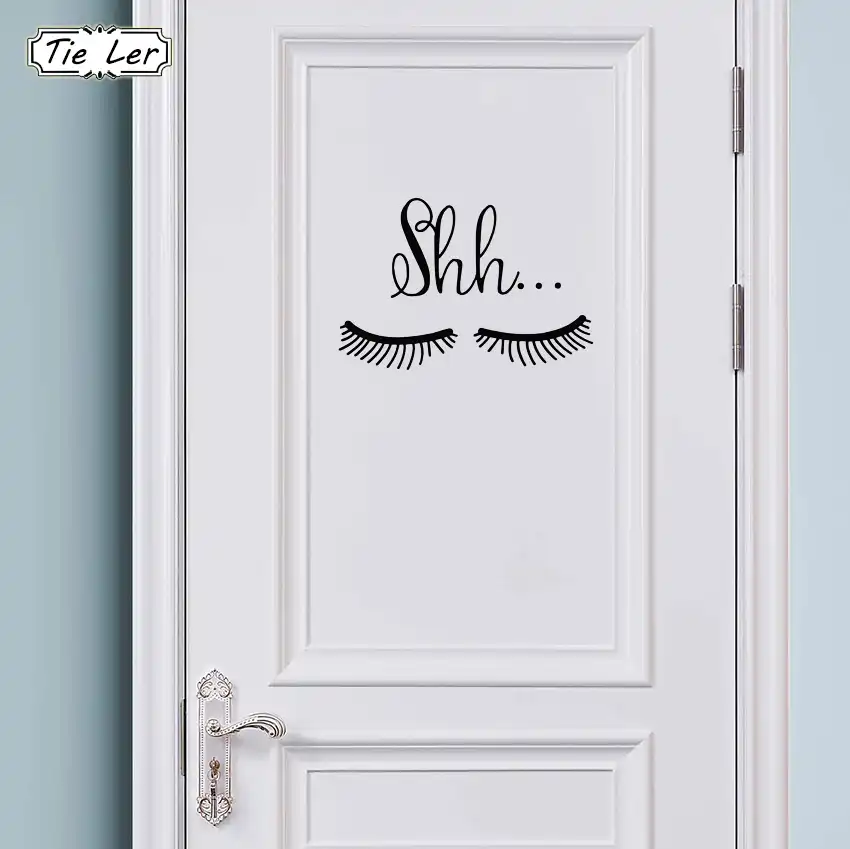 Vinyl Wall Sticker Girls Bedroom Decor Cute Beautiful Eyes