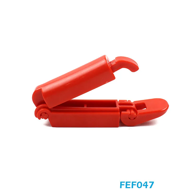 

10pcs Per Lots Red Color Car Plastic Safety Belt Clip FEF047