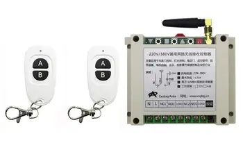 

AC 220V 250V 380V 30A 2CH Wireless Remote Control Light Switch Radio Receiver Module Transmitter Garage gate door