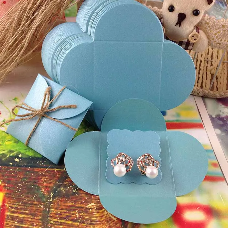 DIY Серьга карты серьги коробка 13X13 см крышка внутренняя карта 5x5