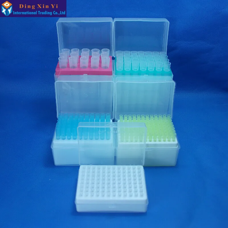 Plastic Pipette box 96vents box + 96pcs 10ul pipette tips