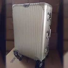 25 INCH 212529# All metal rod box aluminum magnesium alloy luggage suitcase #EC FREE SHIPPING