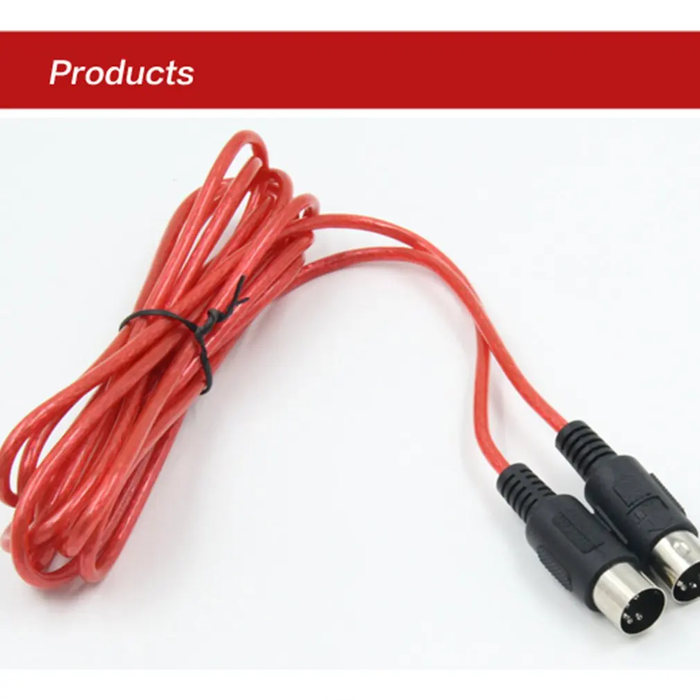 Редактирования музыки линии двойной пятиточечное кабель Evod Электронная клавиатура 1,5 m 3M USB кабель с миди кабель