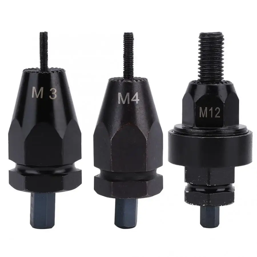 

M3 M4 M12 Pneumatic Riveter head Pull Setter Air Rivets Nut Gun Riveter Head Riveter Parts Dedicated to Pneumatic Riveters Hot