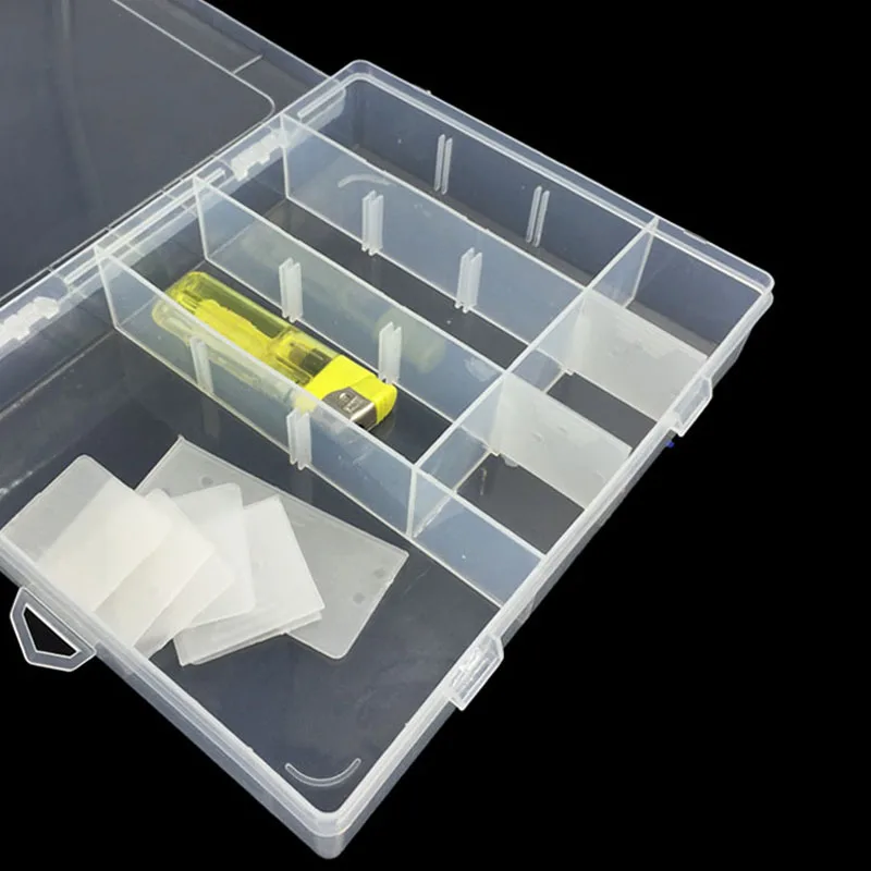 

14 Grids DIY Tools Packaging Box Portable Electronic Components Screw Removable Storage Screw Jewelry Tool Case 14 Cells