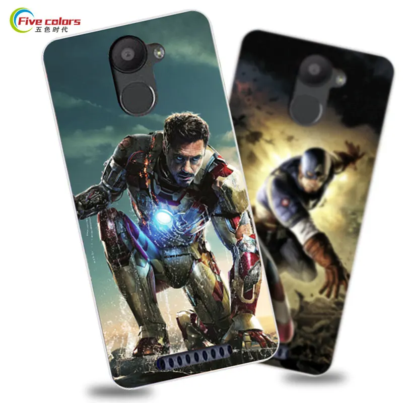 Мягкая силиконовая красочный мультфильм чехол для BQ Aquaris U плюс 5 0 дюймов Fandas plus
