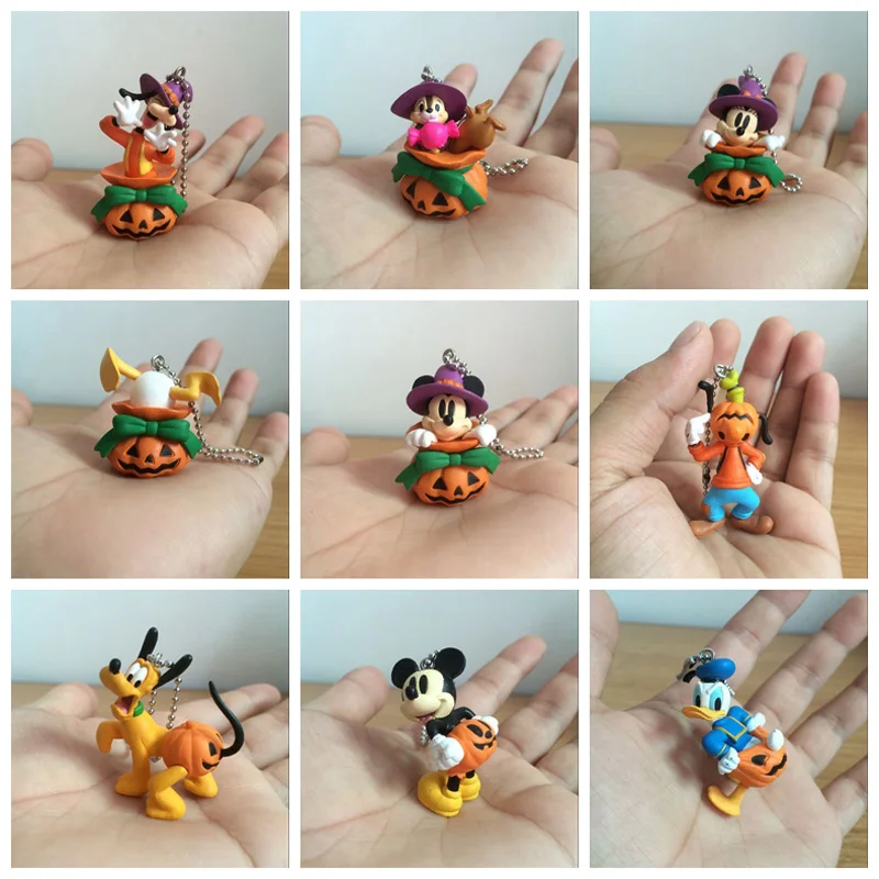 

1PC send in random T-ARTS Halloween pumpkin Mickey Mouse toy pendant Toys figure anime action send in random