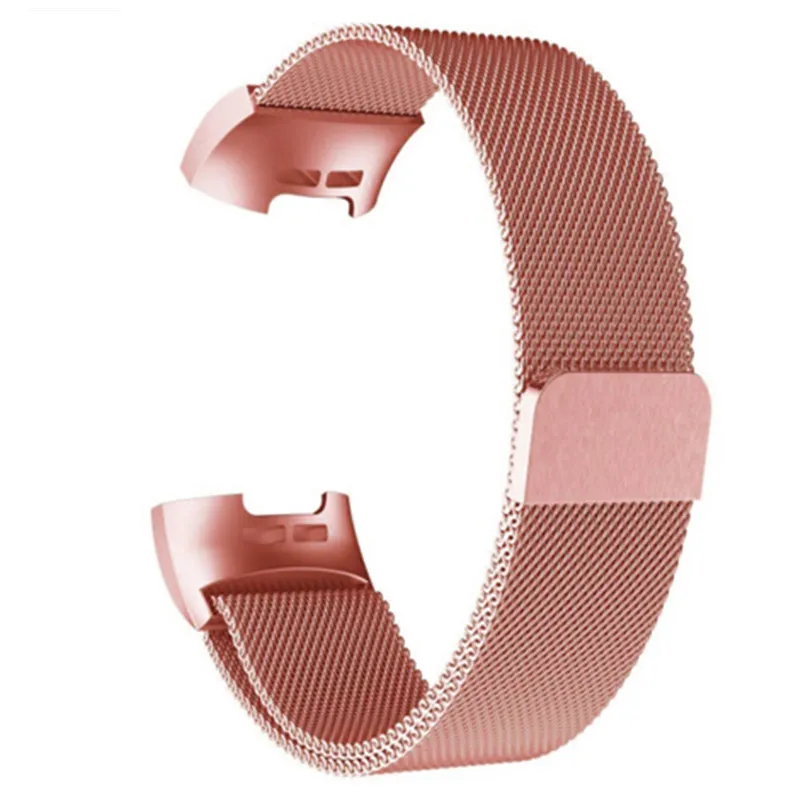 

Многоцветное металлическое кольцо для зарядки Fitbit Charge 3, магнитный металлический кольцевой ремень В миланском стиле