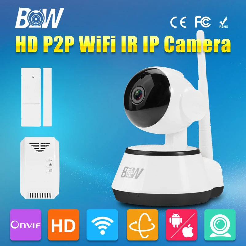 BW Mini Wifi IP Dome Video font b Camera b font 720P HD P2P 3 6mm