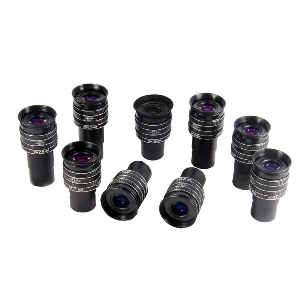 New Telescope TMB Eyepiece 2.5mm/3.2mm/4mm/5mm/6mm/7mm/7.5mm/8mm/9mm Planetary II FOV 58 Degree Wide Angle 1.25inch