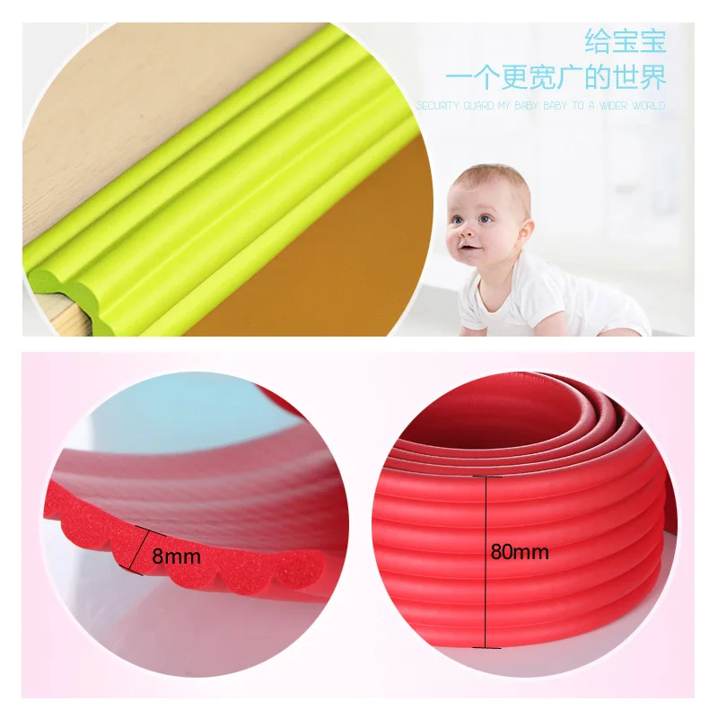2m Baby Child Kids Table Desk Furniture Edge Corner Safety Guard Protection Security Protector Wide Cushion Pad p