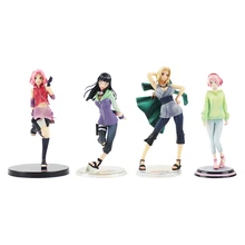 Uzumaki Shippuden-figuras de acción de Anime, modelo de juguetes de belleza de Anime, shunade, Hinata, Hyuga, Haruno, Sakura, Uchiha