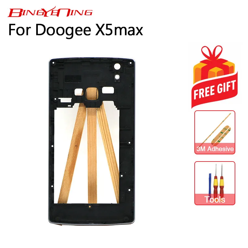 BingYeNing новый оригинальный Для Doogee X5 Max/X5 Max Pro средняя рамка + стекло для камеры