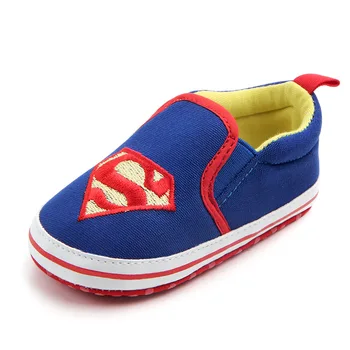 

Cool Superman Baby Boys Canvas Shoes Soft Sole Infant Toddler First Walkers Batman Baby Casual Shoes