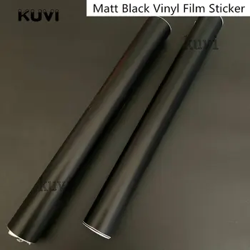 

Fast Shipping Matt Black Vinyl Wrap Self Adhesive Air Release Bubble Free Car Styling Membrane Sticker Decal Film