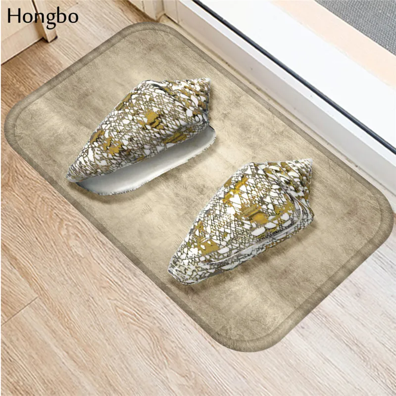 Hongbo новые Противоскользящие коврики морские живые с принтом для ванной комнаты