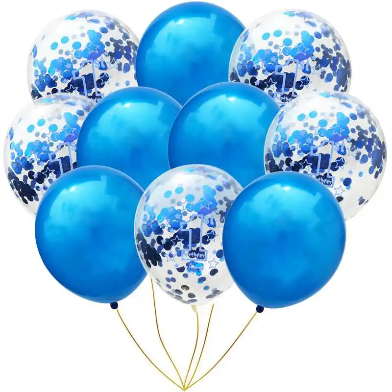 10pcs18 21 30 40 50 60 С Днем Рождения Латексные прозрачные воздушные шары розовое золото