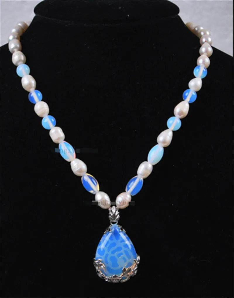 Natural White Akoya Cultured Pearl/Sri Lanka Moonstone pendant(28x35mm)necklace | Украшения и аксессуары